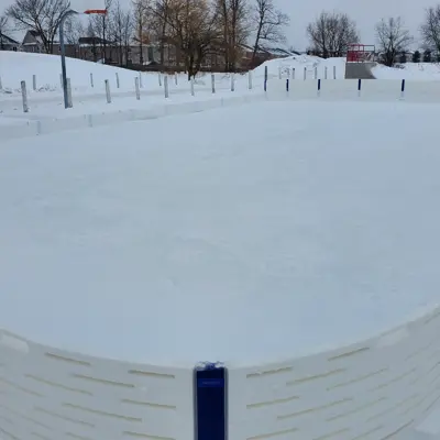 Outdoor ice rink at Greenwood Park 