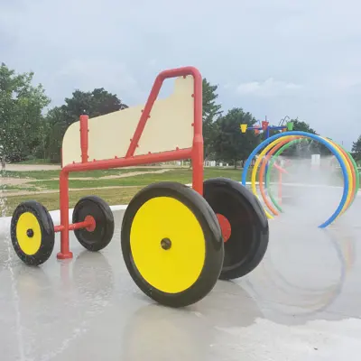 Water Tractor at Rotary Splash Pard, Greenwood Park